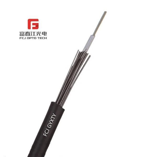 Single Jacket Loose Tube Steel-Wire Strength Member Outdoor Cable (GYXTY)