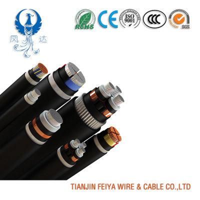 Building &amp; Construction Cable N2xfgby 3 X (1.5-300) mm2 0.6/1 Kv Cu / XLPE / Sfwa / PVC Amoured Power Cable
