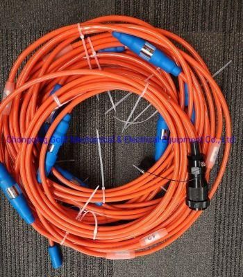 24 Channel Seismic Spread Cable Seismic Refrection Cable for Geode Pasi Seismic Cables