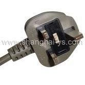 Certificated Power Cord Plug of Fuse for British (YS-55)