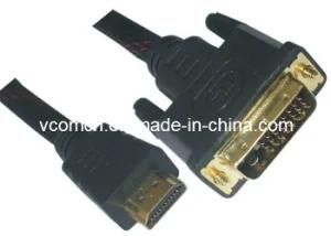 Gold Plated 19 Male to Male HDMI to DVI Cable