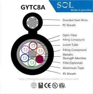Outdoor Figure-8 Aluminum Armor GYSTC8A Fiber Optic Cable