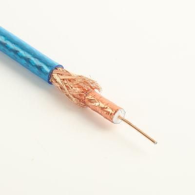 Al Braided RG6 75ohm Coaxial Cable for Antenna or Communication