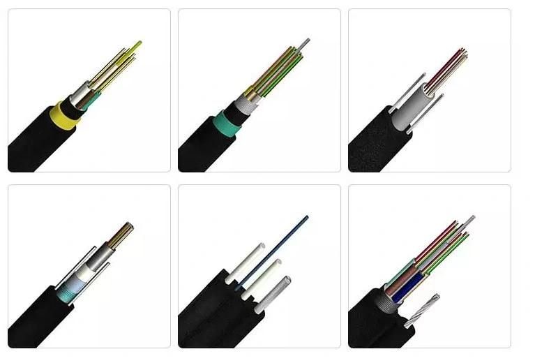 Outdoor Optical Fiber Cable GYFTC8Y Gyftc8s Drop Wire Fiber Optical Cable