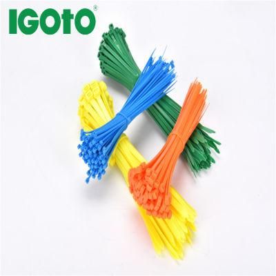 OEM Custom Colored Black Self-Locking Plastic Nylon 66 Wire Cable Tie