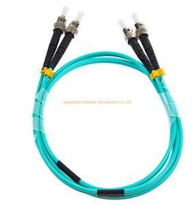50/125 Om3 Duplex Fiber Optic Patch Cord St/Upc Connector
