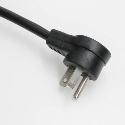 Angle 5-15p NEMA Power Cords W/ Male Plug to Roj or Blunt Cut Ends UL