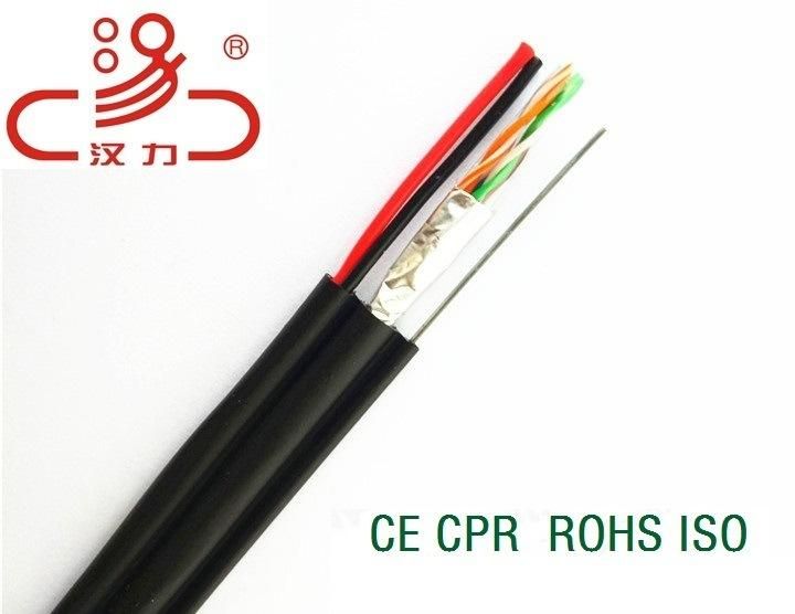 Cat5e LAN Cable Cat5e Add Messenger Wire Indoor Network Cable