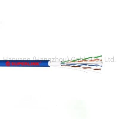Cheap Price LAN Cable Network 1km 2km Wooden Drum Blue Gray Black PVC UTP FTP SFTP Cat5e CAT6 Cat6e CAT6A ISO9001 RoHS CE