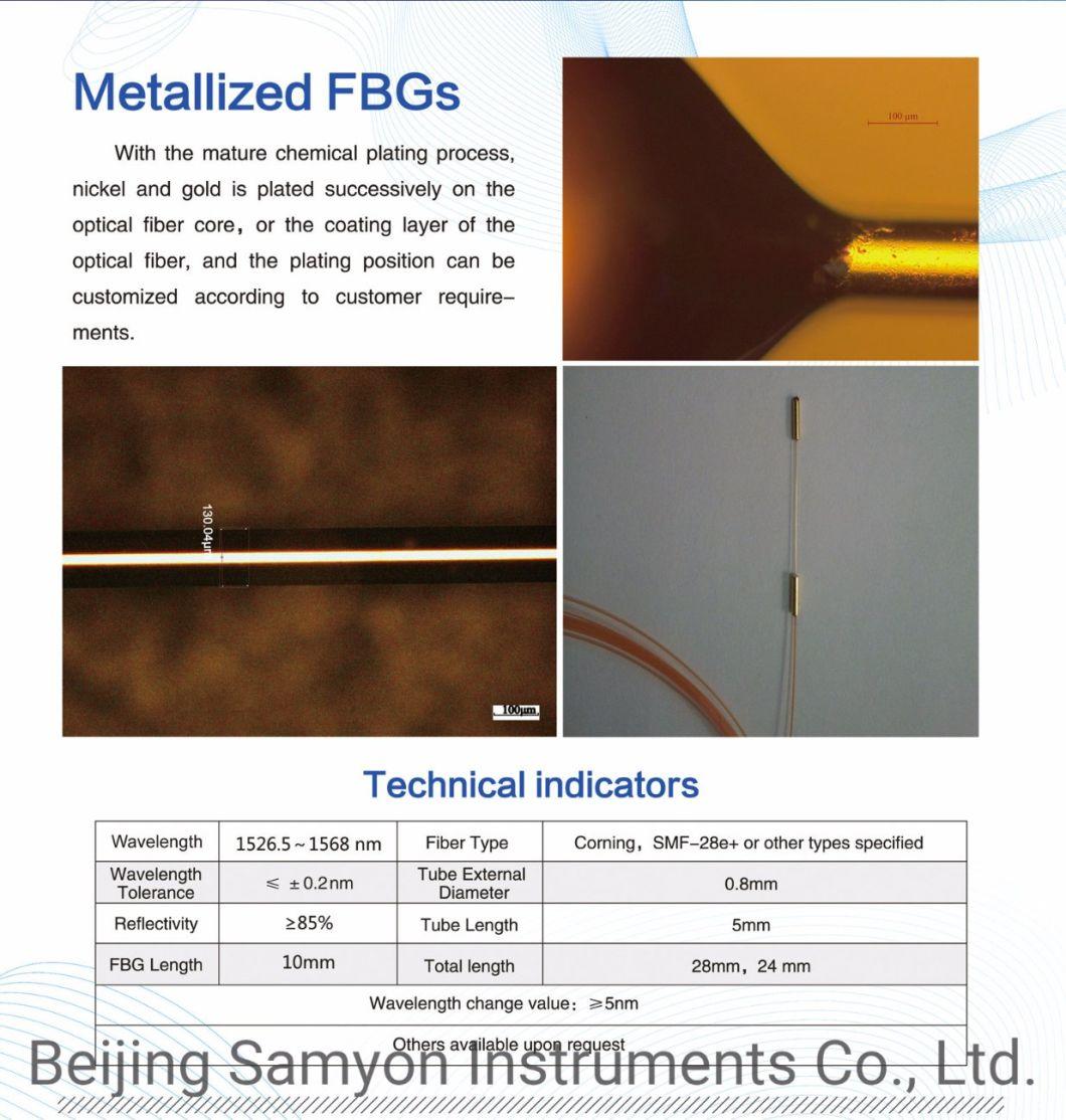 Temperature Optic Fiber Fiber Bragg Grating