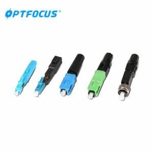 0.3dB FC/Upc Round Fiber Optic Cable Fast Quick Connector