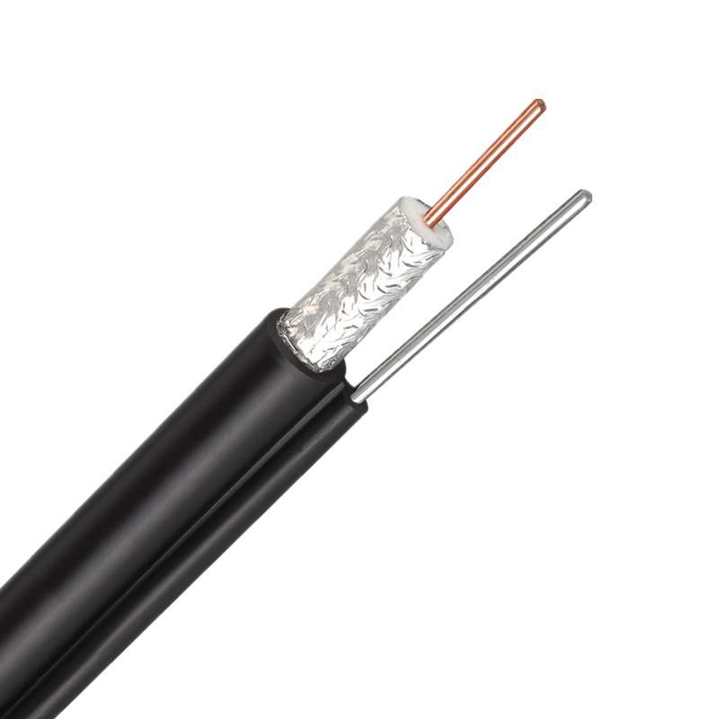 Rg59+Messenger Coaxial Cable for Aerial Cabling