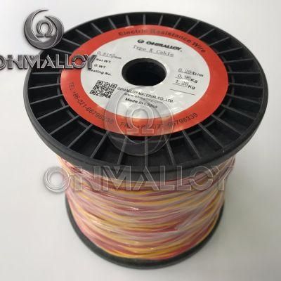 0.81mm Type K Thermocouple Wire with Fiberglass Insulated 600 Degree