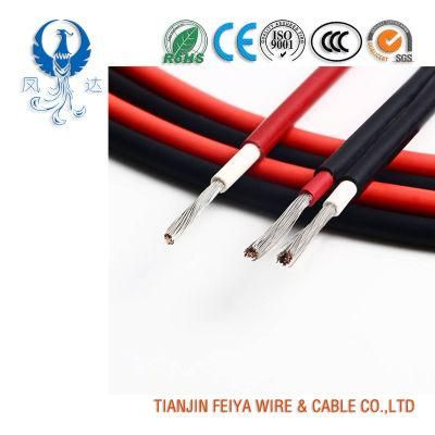 New Energy Solar Power Cable PV1-F Twin Solar Cable 4 mm2, 6 mm2 Solar PV Cable