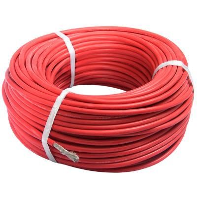 300V or 600V Bare Copper Conductor Silicone Insulated Soft Wire 10AWG with Dw01