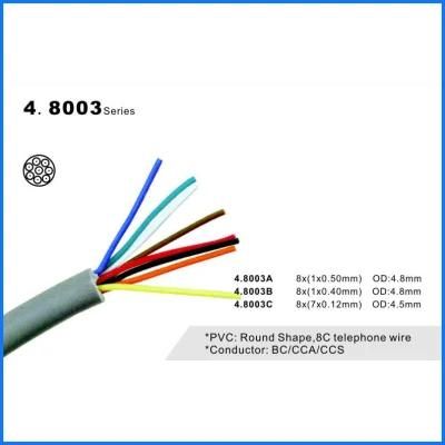 8C Round Telephone Cable (4.8003 Series)