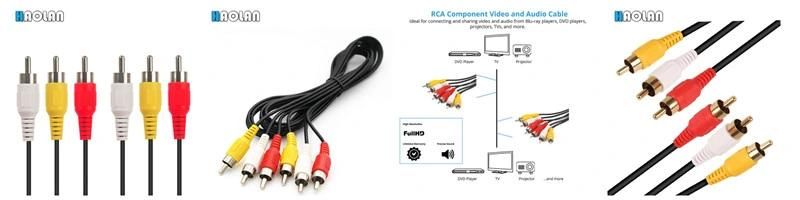 Male to Male RCA Audio Cable, Video Cable for PC, 12FT