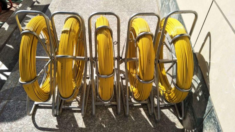 5mm Cable Pulling Snake Fiberglass Duct Rodder Fiberglass Wire Duct Rodders