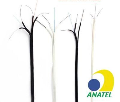 1core 2 Core Single-Mode Anatel FTTH Drop Wire Outdoor Waterproof Fiber Optical Drop Cable