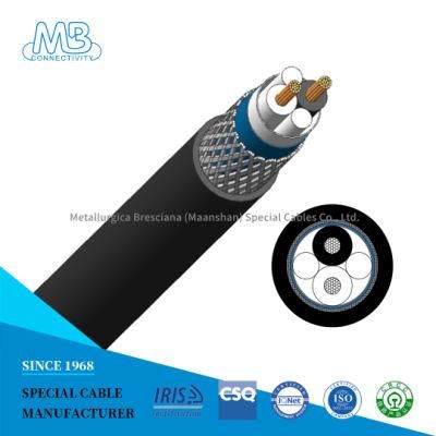 Black or Customized Color Electric Wire Cable with Tj/Cl 313-2014 Guideline
