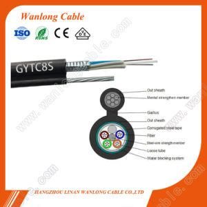 Outdoor 2-144 Cores GYTC8S Single Mode Waterproof Optical Fiber Cable