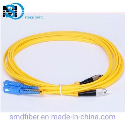 FTTH Sc/Upc-FC/Upc Duplex 3.0mm Fiber Opic Patch Cord