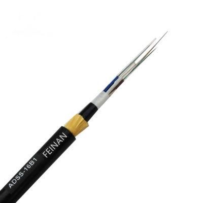PE Jacket ADSS All Dielectric Self-Supporting Optical Fiber Cable with High Quality ADSS Cable