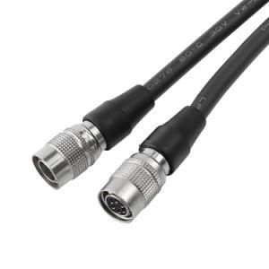 Hirose M12 6pin Male / Female Cable Extension Cable