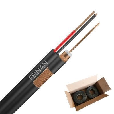 Copper ISO Approved Feinan 100/200/305m Roll or Customized Factory Direct Sale Communication CCTV Cable