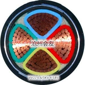 0.6/1kv 4 Cores PVC Insulated Armored Electric Cables with CE Certificate Power Cable