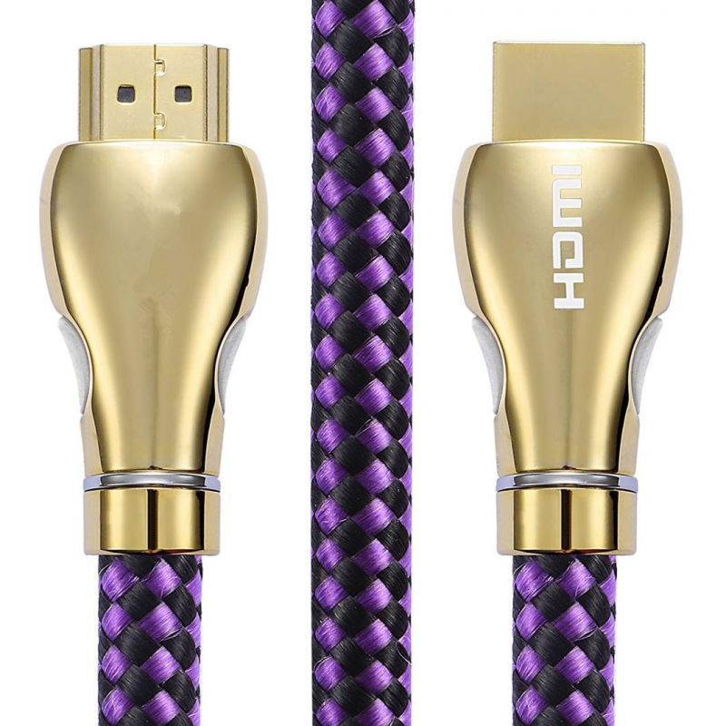Zinc alloy shell HDMI 8K cable high speed 8K HDMI CABLE Certificate Ultra High Speed HDMI 2.1 Cable for Apple TV 4K 8K HDR TV