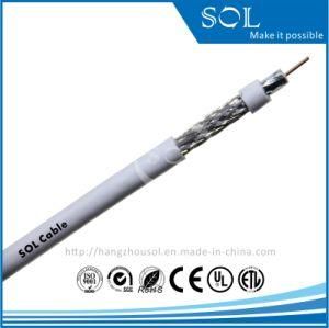 75ohm CATV Satellite Double Bonded Foil RG6 Coaxial Cable