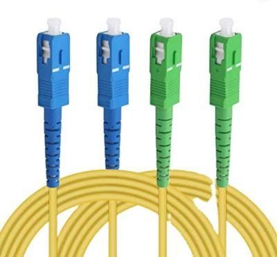 LC-LC Sc APC Upc Fiber Optic Multimode Om3 Om4 2.0mm 3.0mm Aqua LSZH Simplex Duplex Optical Fiber Patch Cord Jumper