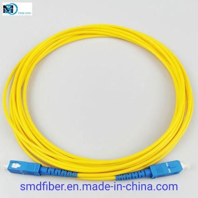 Single Mode 9/125 Duplex Sc/Upc-Sc/Upc Fiber Optic Patch Cord Cable