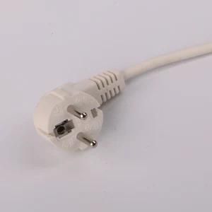 VDE 3pins Plug White Color Export to European