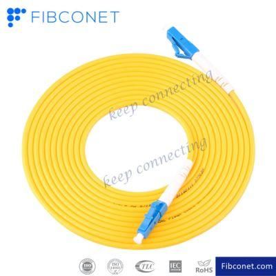 Customized Length Sc Upc to Sc Upc Sm Sx 2.0/3.0mm Fiber Optic Cable Patch Cord