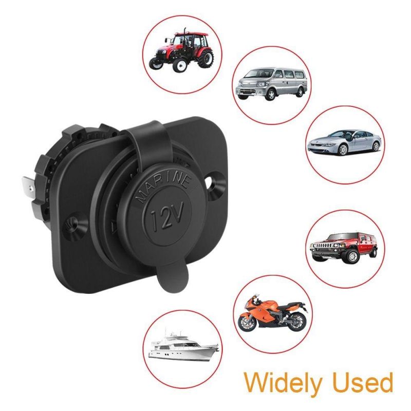 12V Lighter Socket Power Outlet Socket Receptacle Waterproof Plug