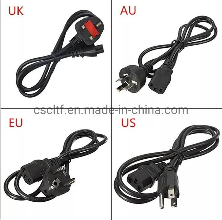 Factory Price EU Plug Computer Peripheral Cable Euro Plug Wire Cable Power Cable