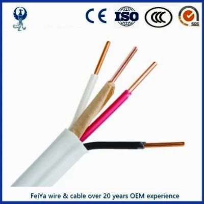 600V Nonmetallic-Sheathed Cable Indoor Building Wire PVC Insualtion Nm-B Wire Cable