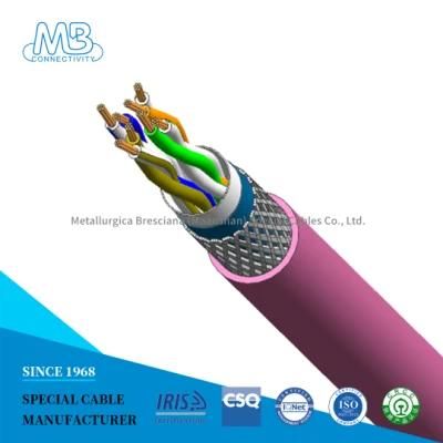 Min. 65% Shield Coverage Railway Rolling Stock Cable for Cloud Computing Center