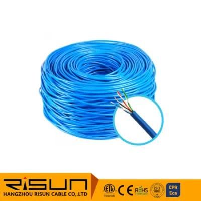 Cabo De Rede Cftv 4 Pares Azul 24AWG Risun-305m Cable