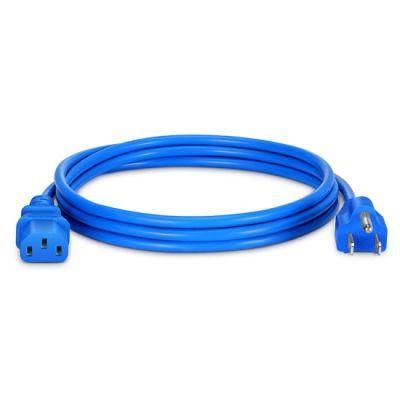 Blue Red NEMA 5-15p to C13 Standard Power Cord