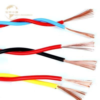 Copper Conductor PVC Insulated Twisted Type Connection Flexible Electric Wire
