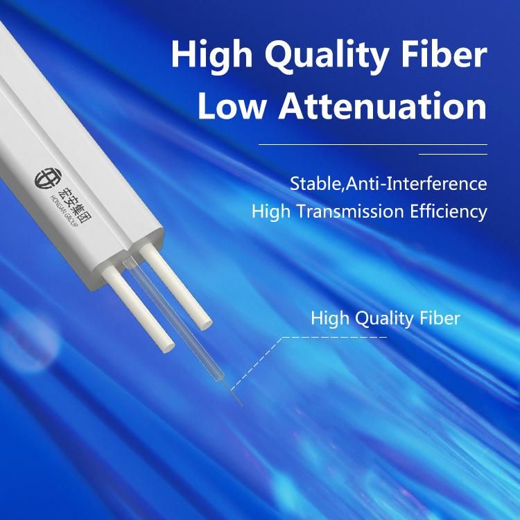 FTTH Invis Fiber Optic Cable 1core for Network System