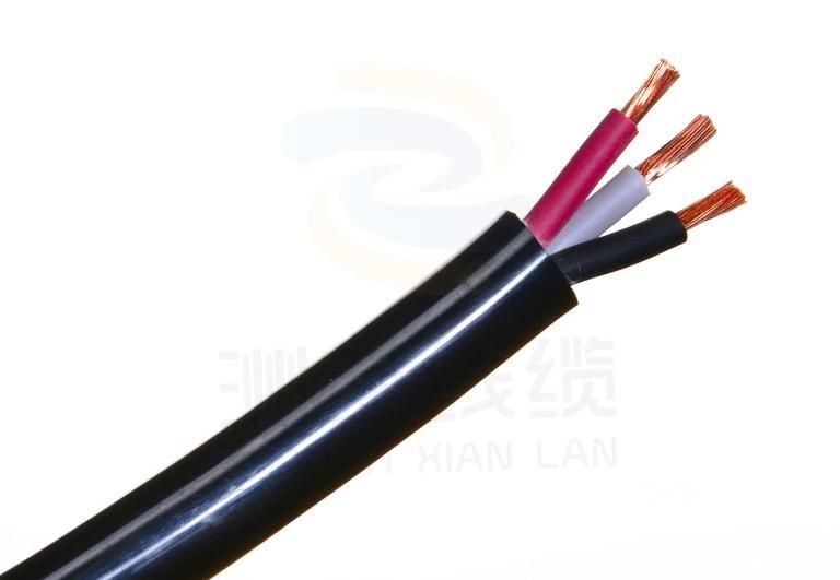 Low Voltage Flexible Copper Conductor PVC Insualtion PVC Sheath Electric Cable