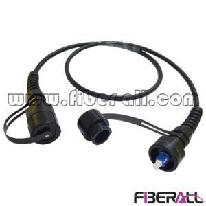 Sc Fiber Optic Jumper for Ftta with Waterproof Odva Socket