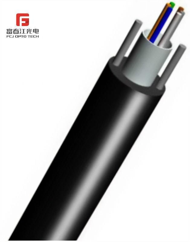 FTTH Drop Fiber Optic Cable Central Loose Tube Fiber Optic Cable GYFXTY