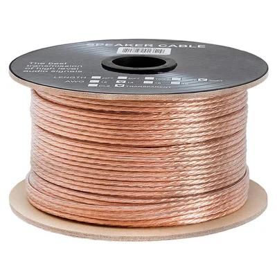 UL 2468 PVC Insulation Speaker Audio Flat Electrical Wire Cable