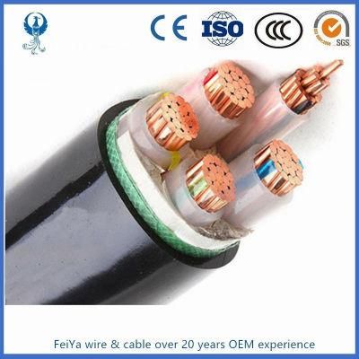 Medium and Low Voltage Electric Wire Cable Single Core Copper Conductor Aluminum 3 Core PVC Insulated Power Cable 0.6/1 - 11kv