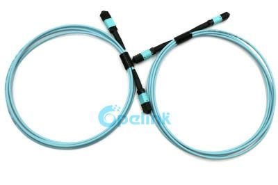 High Quality OEM High-Density Om3 MPO-MPO Trunk Fiber Optic Patch Cable